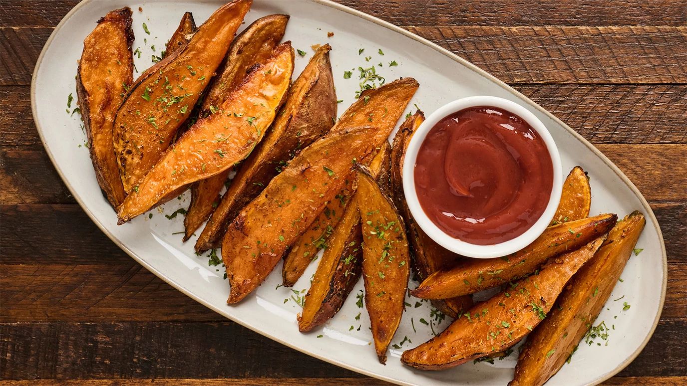 Parmesan Rosemary Sweet Potato Fries Recipe: A Savory Party Treat